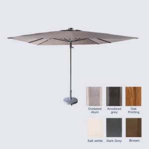 Fengming Il Commercial Solar Led Pool Umbrella