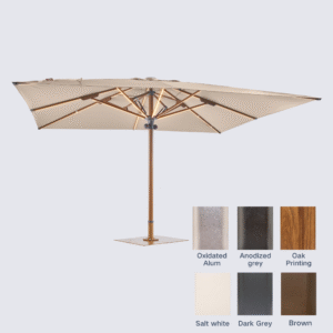 LM Marriott Commercial Outdoor Super Market Umbrella with LED