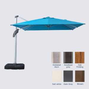 WESUNNY Deluxe Cantilever Commercial Roma Umbrella
