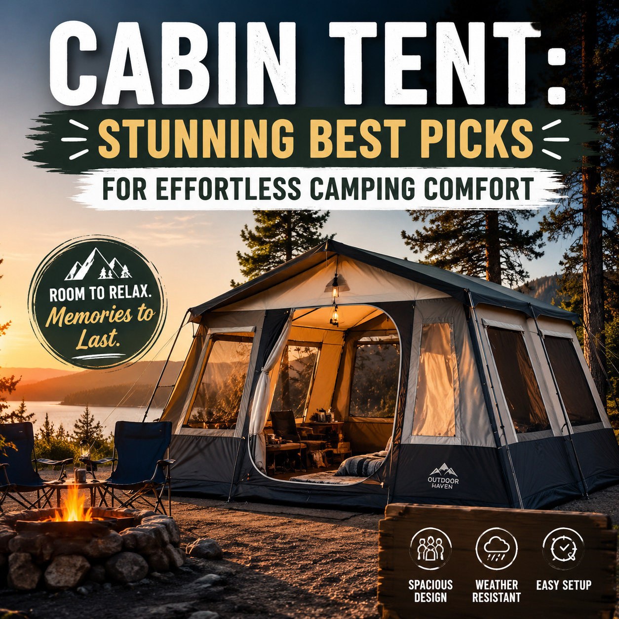 Illustration of Cabin tent: Stunning Best Picks for Effortless Camping Comfort