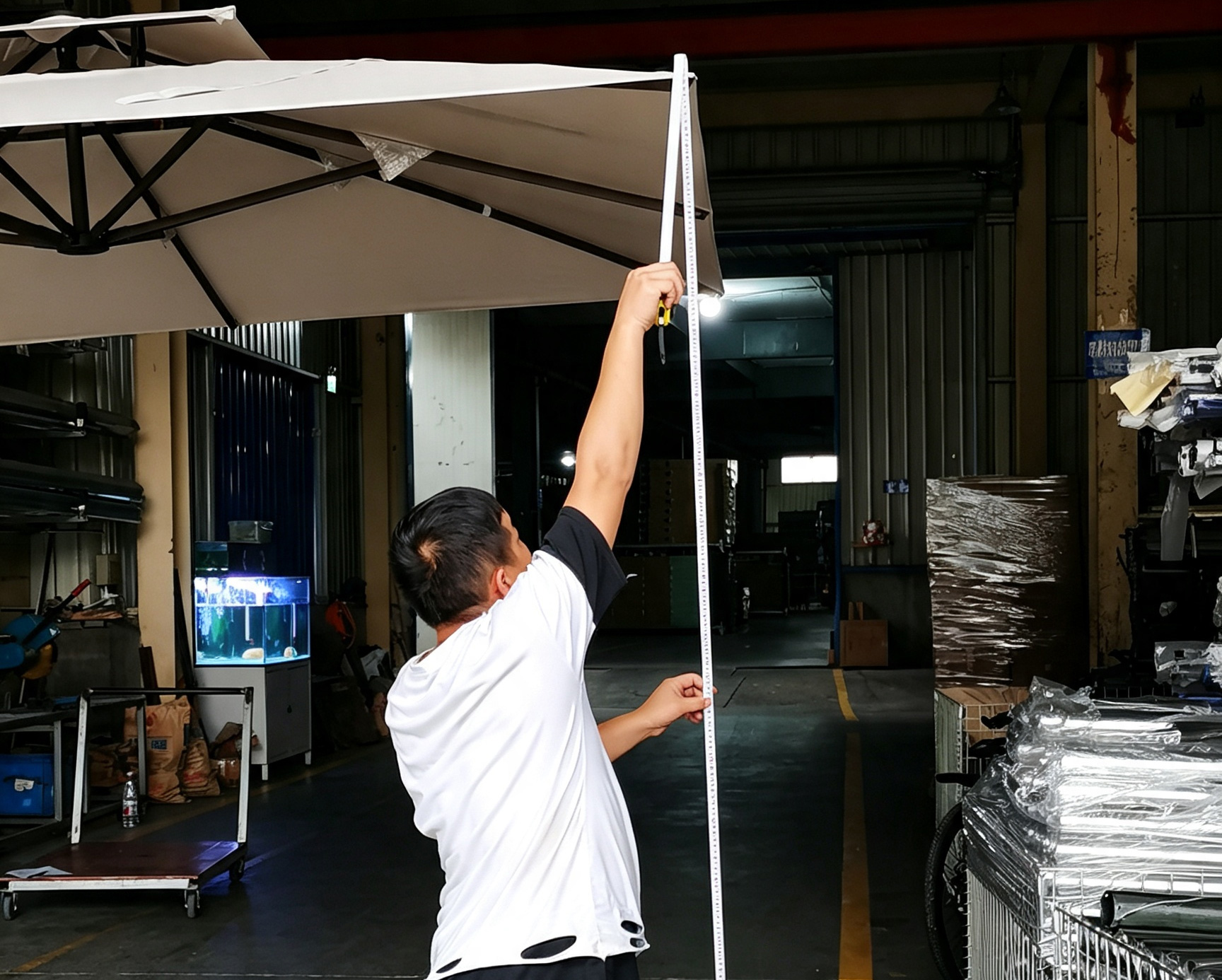 Dimension and specification check for outdoor products