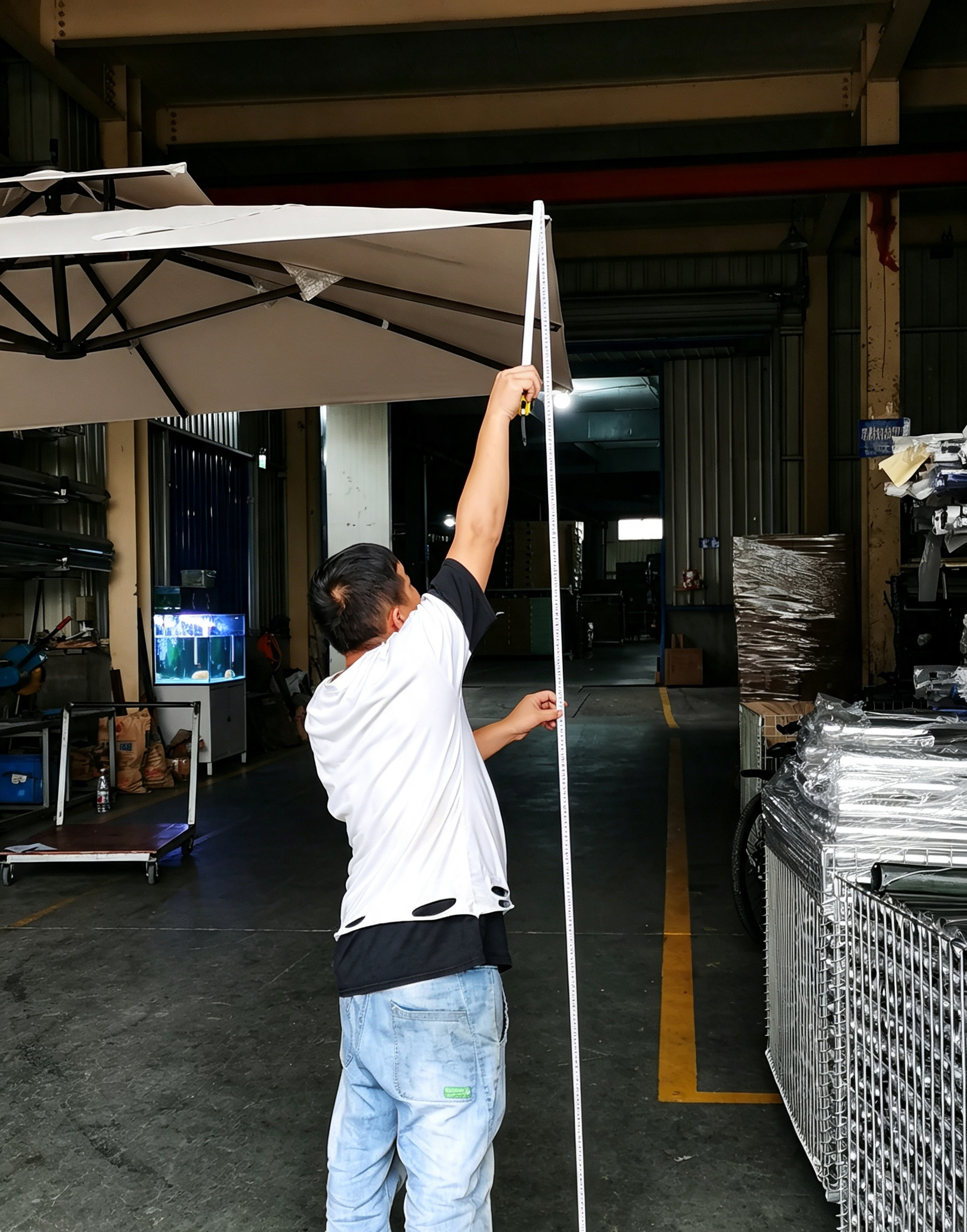 Dimension and specification check for outdoor products