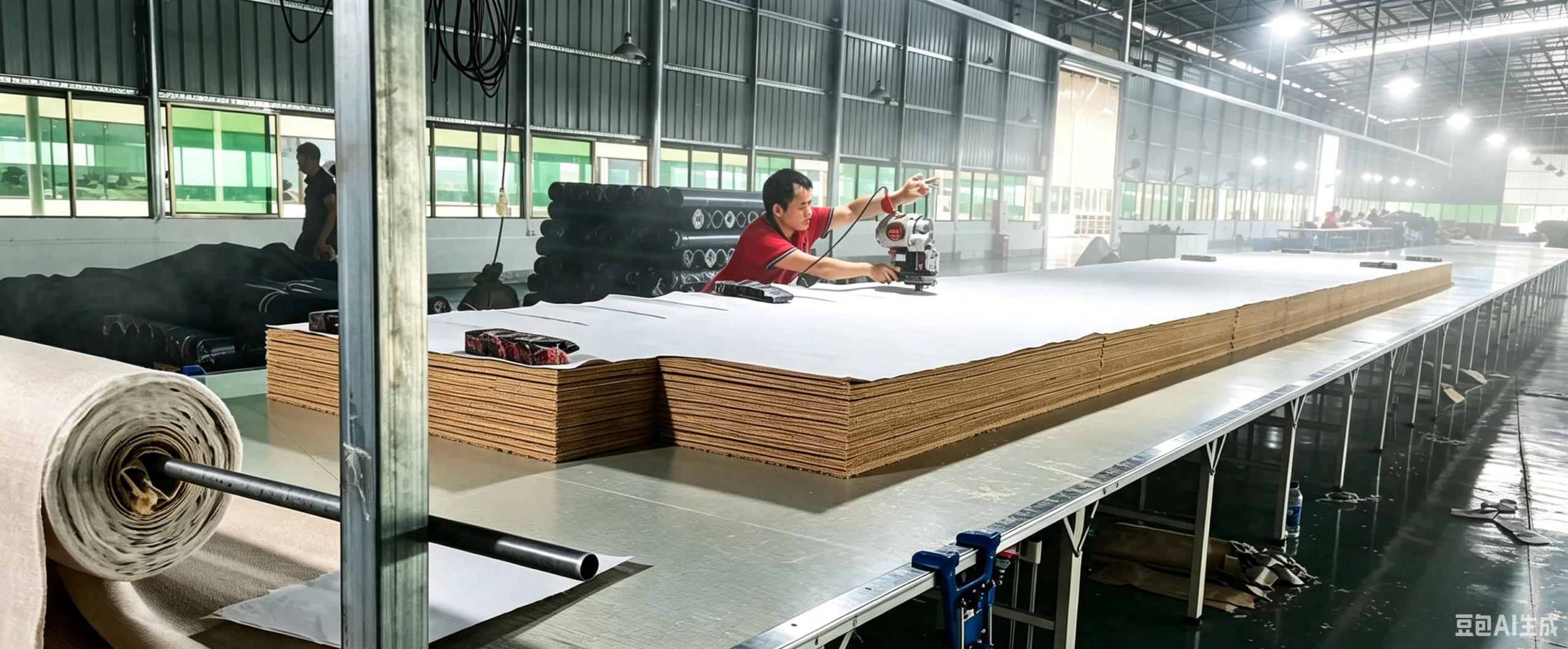 Fabric cutting and sewing for outdoor products