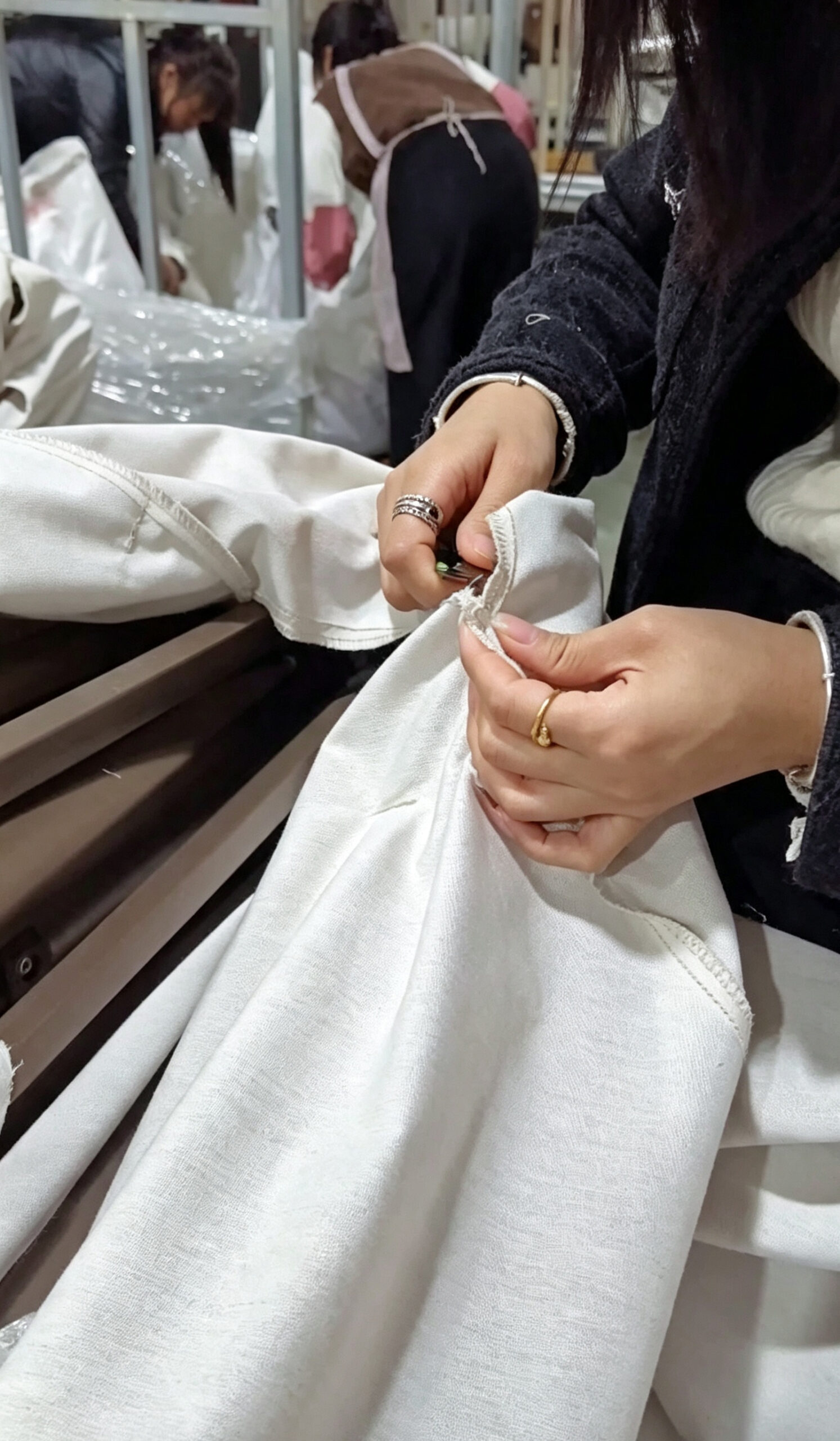 Fabric and sewing inspection for outdoor products