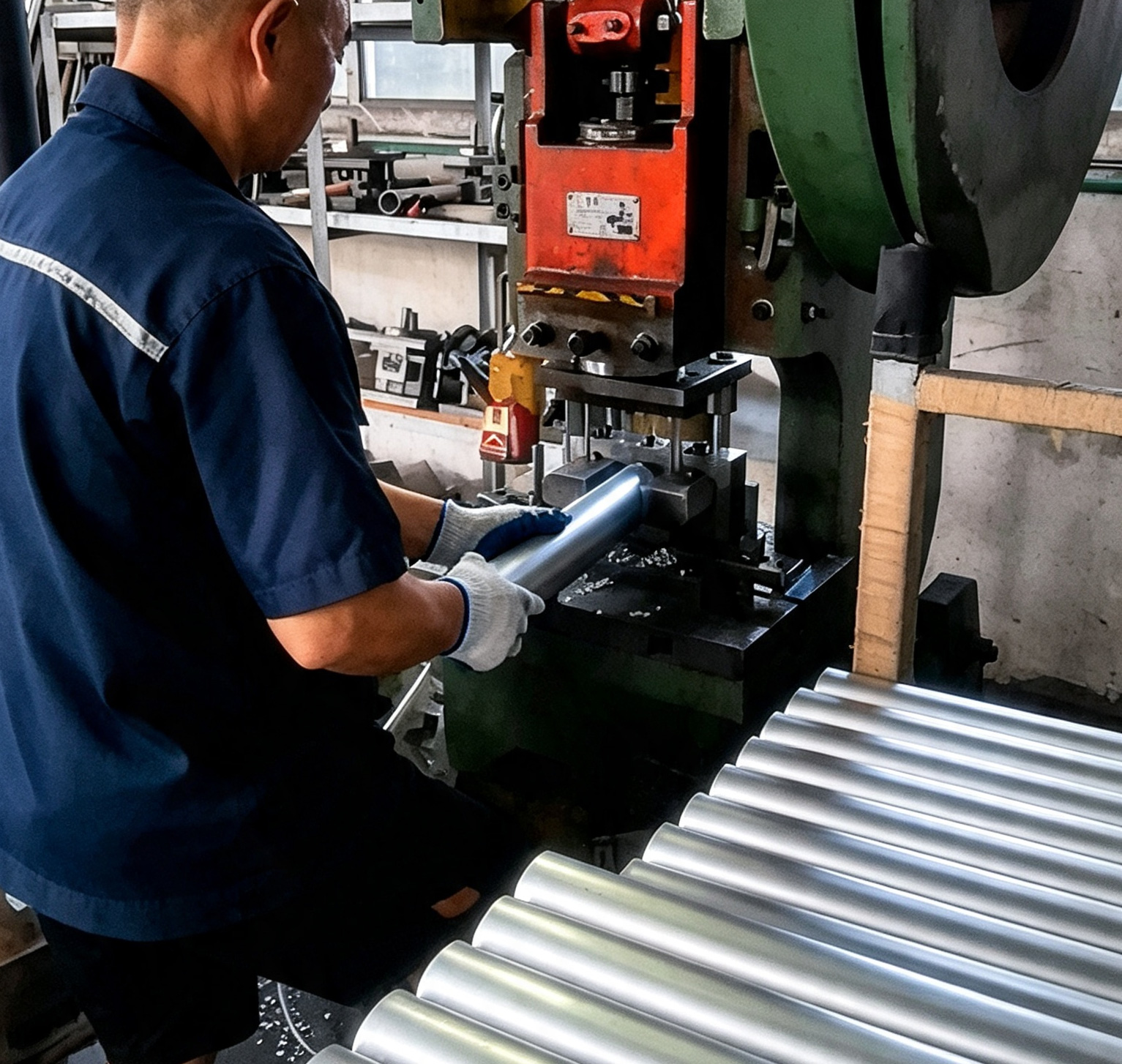 Metal cutting and processing for outdoor product manufacturing