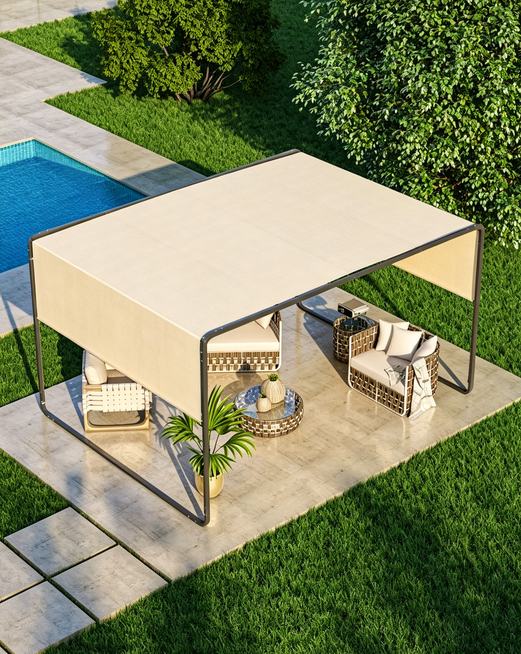 Aluminum pergola solutions for hospitality and outdoor spaces