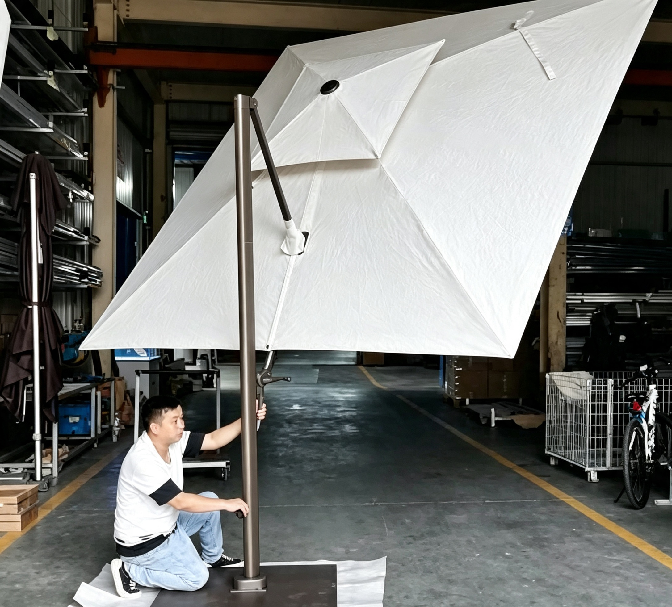 Structure and functional testing for outdoor products