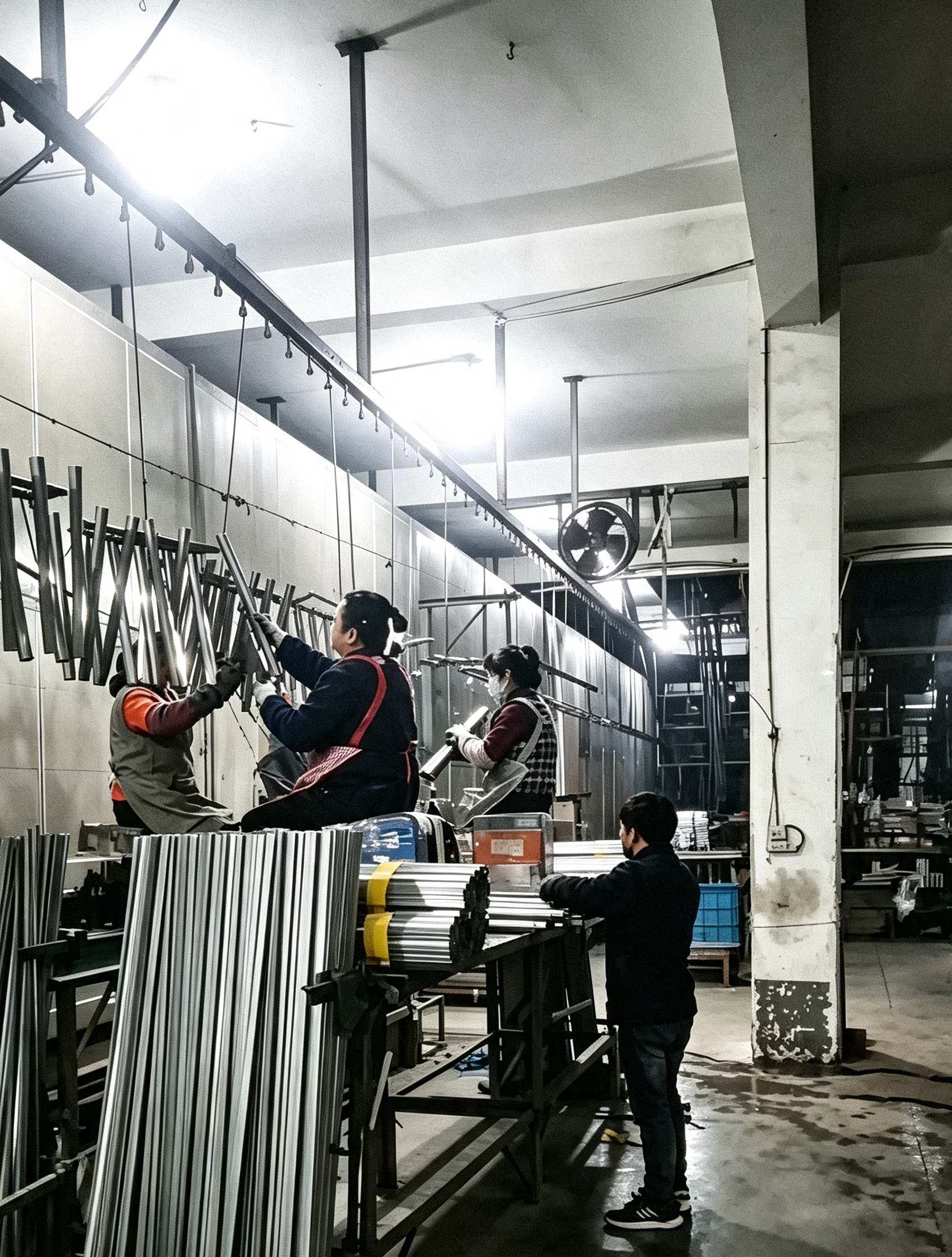 Surface treatment for outdoor metal components