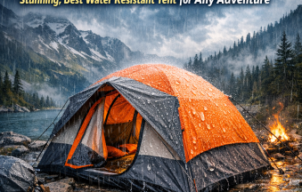 Illustration of Waterproof Tent: Stunning, Best Water Resistant Tent for Any Adventure